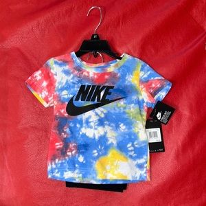 Nike Toddler NSW Tie-Dye T-Shirt And Shorts Set